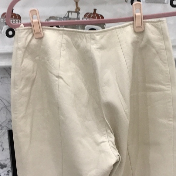 Cache Winter White Leather Pants! - Picture 3 of 6